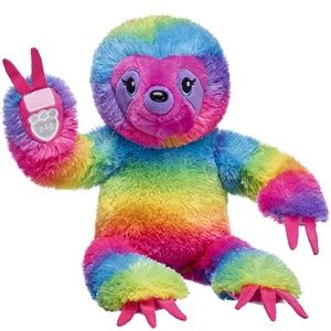 rainbow sloth plush